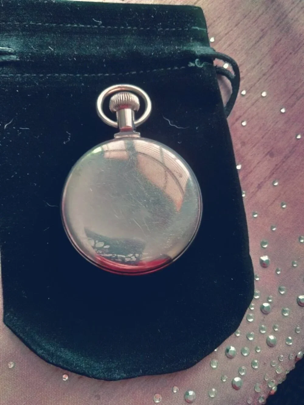 Mickey Mouse Pocket Watch 1970's working and in good condition